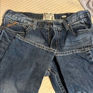 Ariat Men's Relaxed Straight Leg Jeans - Dark Blue Denim